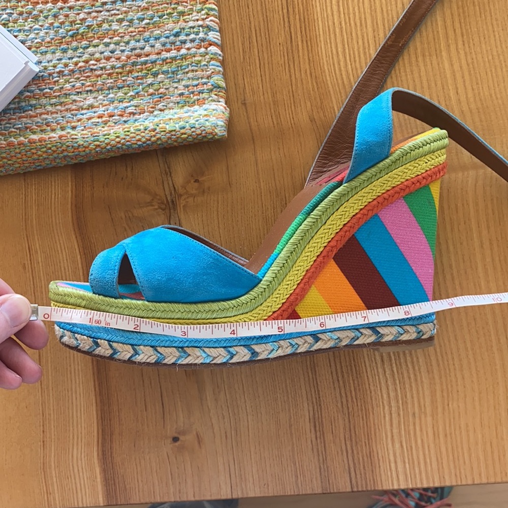 Valentino Rainbow Wedges - Picture 11 of 11